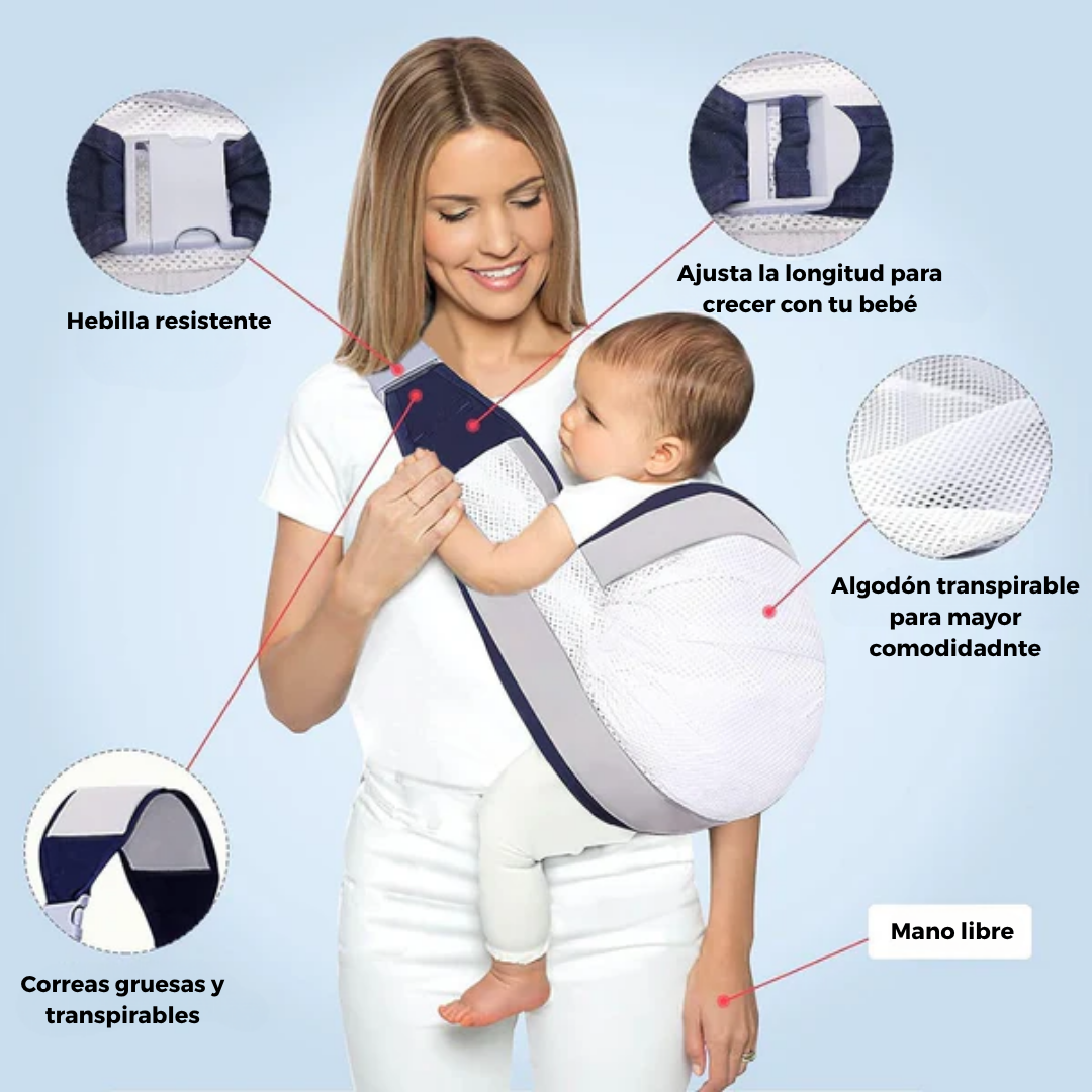 Mochila Porta Bebe Ligera y Transpirable