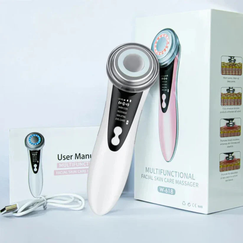 MASAJEADOR FACIAL ULTRASONICO PORTATIL
