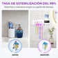 Esterilizador de Cepillo UV + Dispensador Exclusive® 3 en 1