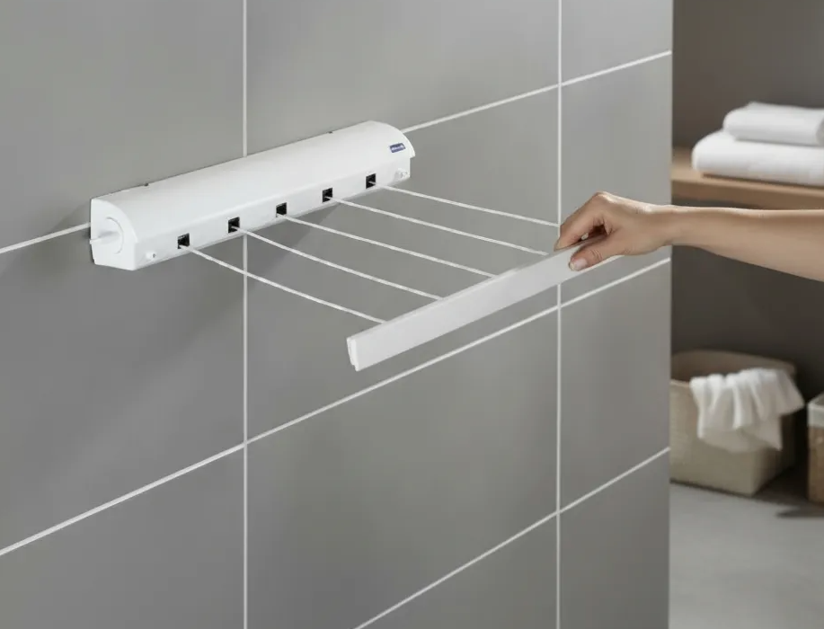 Tendedero de ropa retractil