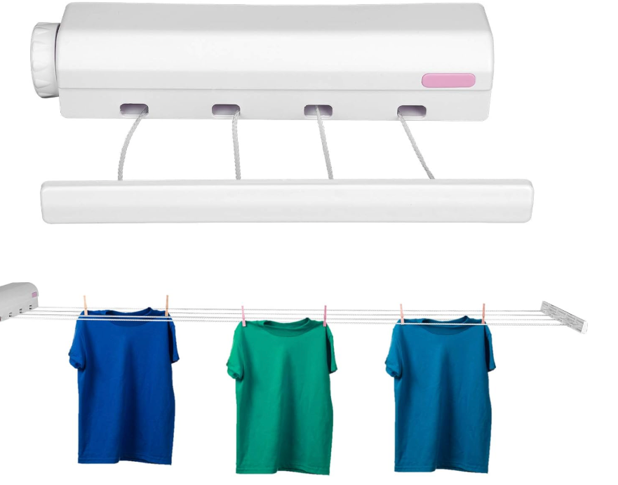 Tendedero de ropa retractil